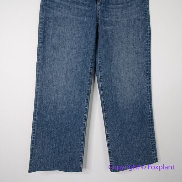 New! Madewelll Slim Wide-Leg Jeans in Crownridge Wash: Raw-Hem Edition, size 27 - Picture 4 of 16